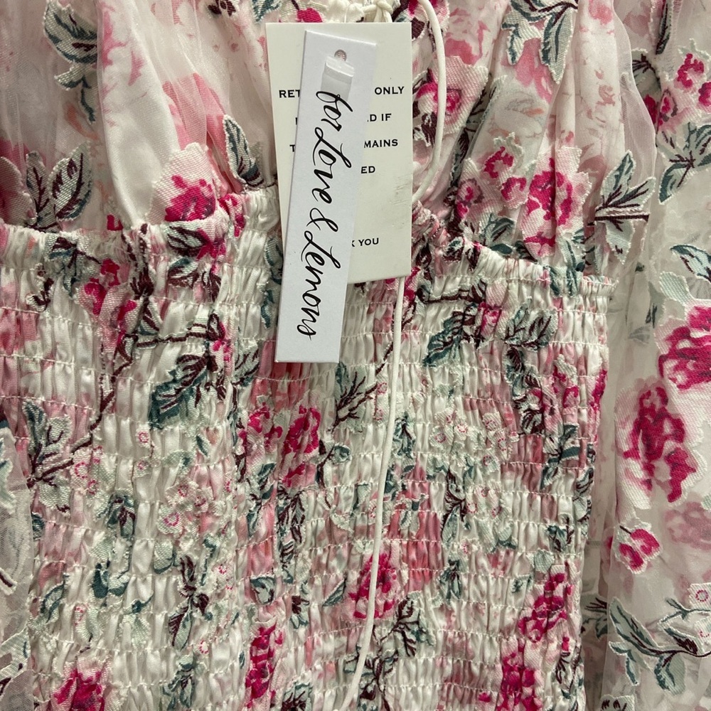 cute scrunch floral minidress from the love of lemons.